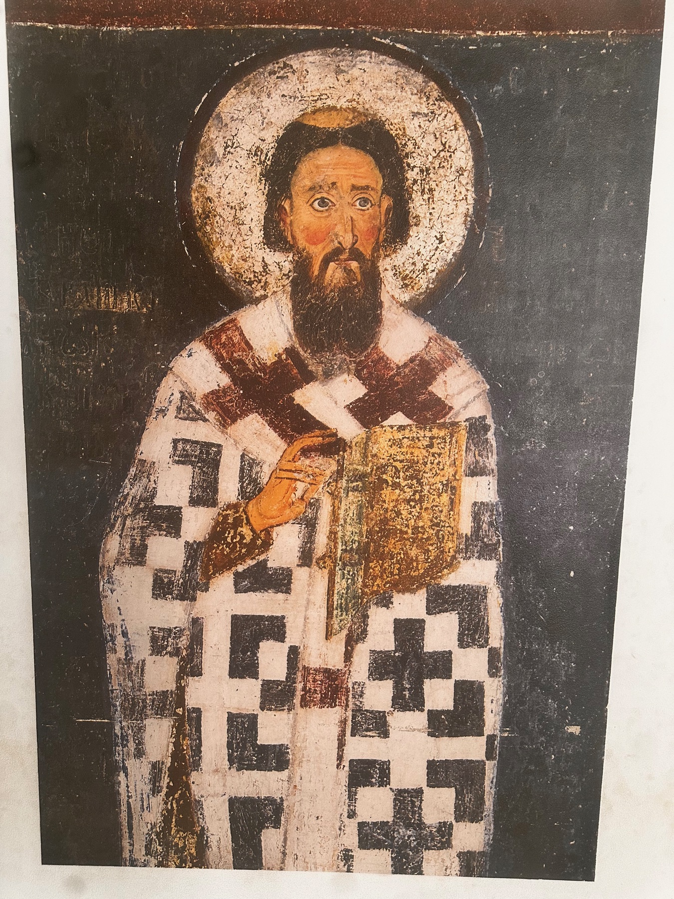 A beautiful painting depicting Saint Sava, the founder of the Serbian Church